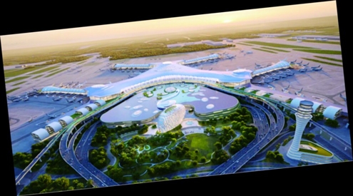 济南遥墙机场二期扩建工程效果图